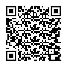Codice QR per il numero di telefono +17742000182