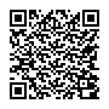 QR-kood telefoninumbri jaoks +17742000186