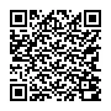 QR-код для номера телефона +17742000190