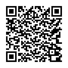 QR kód a telefonszámhoz +17742000201