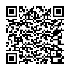 Kod QR dla numeru telefonu +17742000203