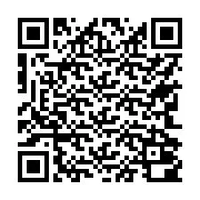 QR код за телефонен номер +17742000212