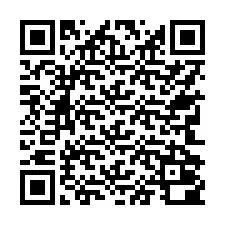 QR-kood telefoninumbri jaoks +17742000214