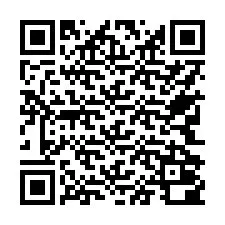 QR-код для номера телефона +17742000223