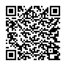 QR-код для номера телефона +17742000224