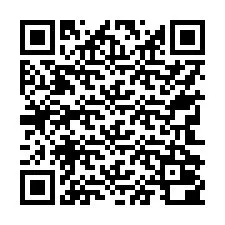 QR код за телефонен номер +17742000250