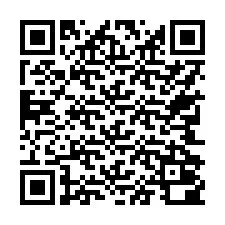 QR код за телефонен номер +17742000289