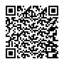 QR kód a telefonszámhoz +17742000310