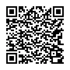電話番号のQRコード +17742000315