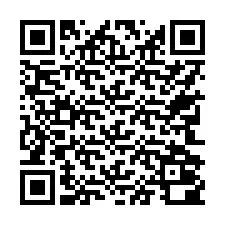 QR код за телефонен номер +17742000319