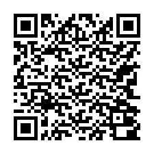 QR-код для номера телефона +17742000365