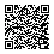 QR код за телефонен номер +17742000375