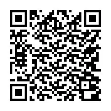 QR-код для номера телефона +17742000376