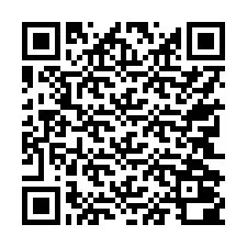 QR-код для номера телефона +17742000378