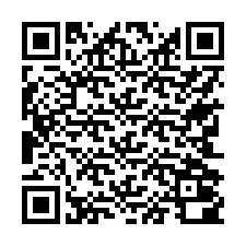 QR-код для номера телефона +17742000392