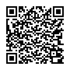 Kod QR dla numeru telefonu +17742000408