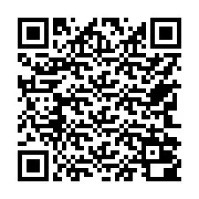 QR код за телефонен номер +17742000417