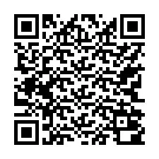 Código QR para número de telefone +17742000435