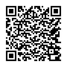 QR kód a telefonszámhoz +17742000437