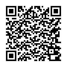 QR kód a telefonszámhoz +17742000452