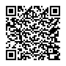 QR-code voor telefoonnummer +17742000453