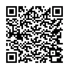 QR kód a telefonszámhoz +17742000466