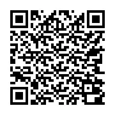 Kod QR dla numeru telefonu +17742000488