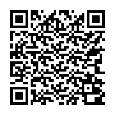 Codice QR per il numero di telefono +17742000504