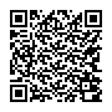 QR код за телефонен номер +17742000522