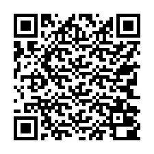 Código QR para número de teléfono +17742000534