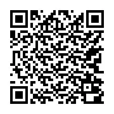 QR kód a telefonszámhoz +17742000535