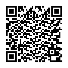 Código QR para número de telefone +17742000538