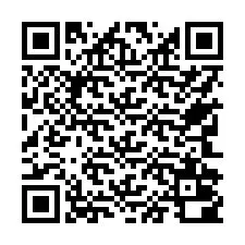 Kod QR dla numeru telefonu +17742000543