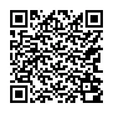 Codice QR per il numero di telefono +17742000545