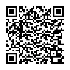 Kod QR dla numeru telefonu +17742000548