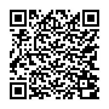 QR kód a telefonszámhoz +17742000564