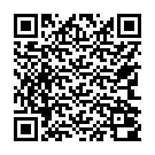 Código QR para número de telefone +17742000603