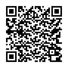 QR-код для номера телефона +17742000611