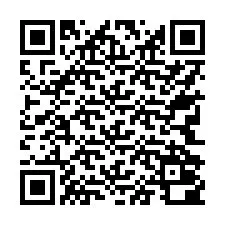 QR-код для номера телефона +17742000620