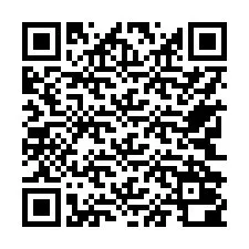 Codice QR per il numero di telefono +17742000637