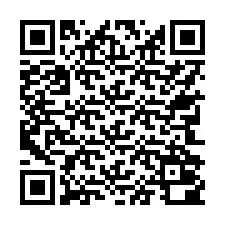 Kod QR dla numeru telefonu +17742000648