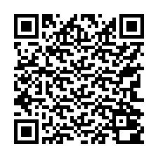 Código QR para número de teléfono +17742000650