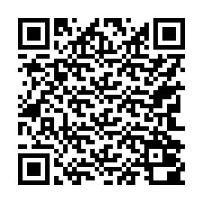 電話番号のQRコード +17742000655