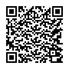 QR код за телефонен номер +17742000671