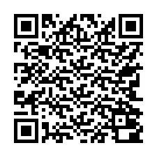 QR код за телефонен номер +17742000694