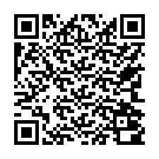 QR-код для номера телефона +17742000703