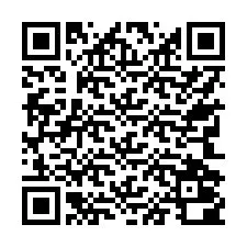 QR-код для номера телефона +17742000704