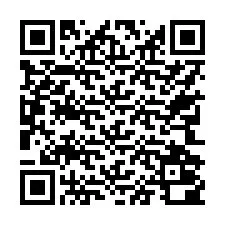 Código QR para número de telefone +17742000709