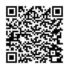 Kod QR dla numeru telefonu +17742000712