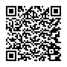 QR kód a telefonszámhoz +17742000720